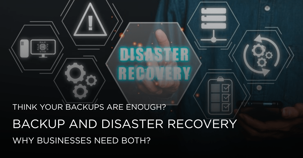 Comparison of simple data backup and disaster recovery plan