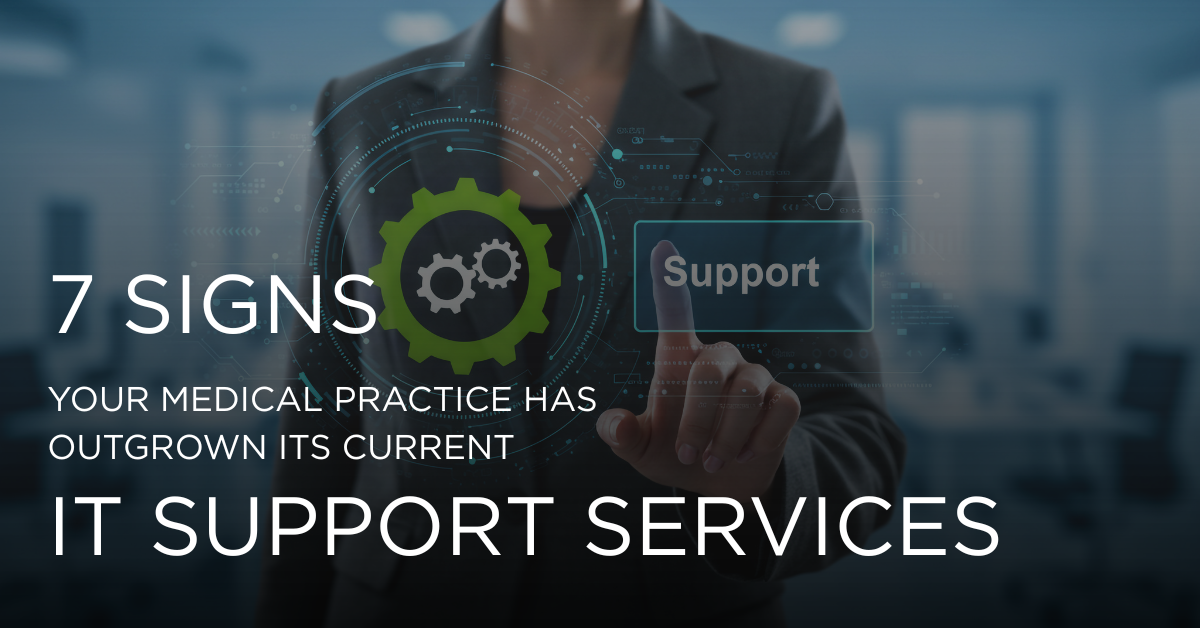 Healthcare team relying on IT Support Services for secure patient data and system uptime.