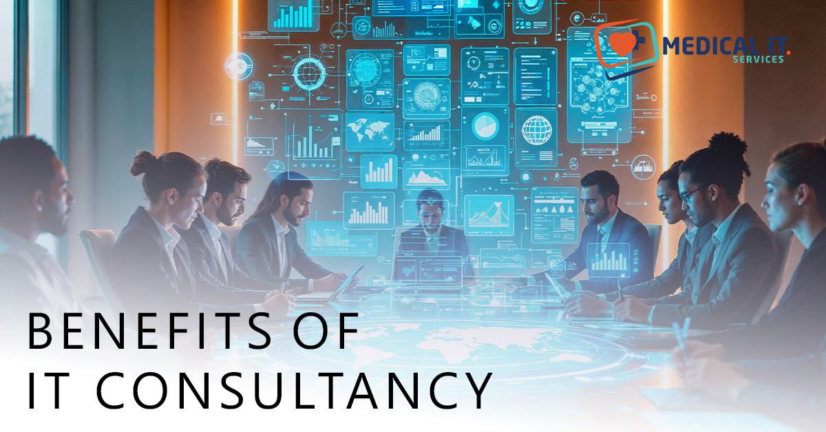 IT consultancy face-to-face strategy session with business team