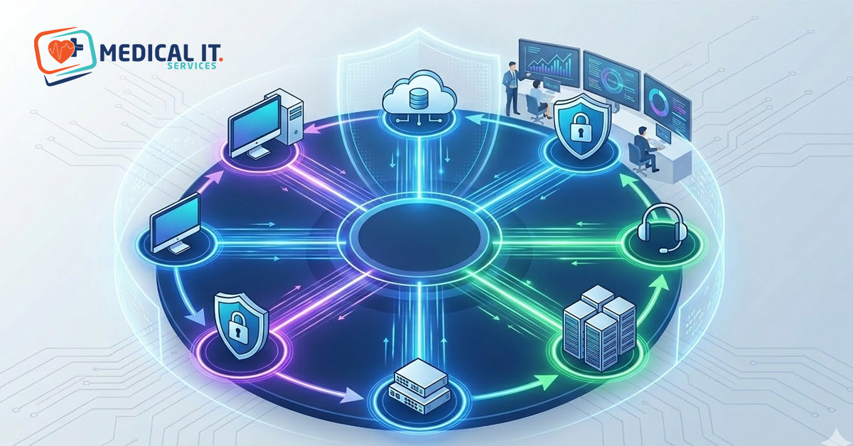 Managed IT services in Australia office network