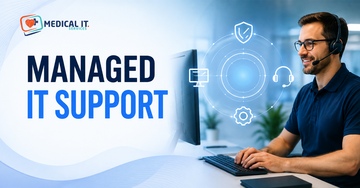 Managed IT Support with proactive monitoring and security